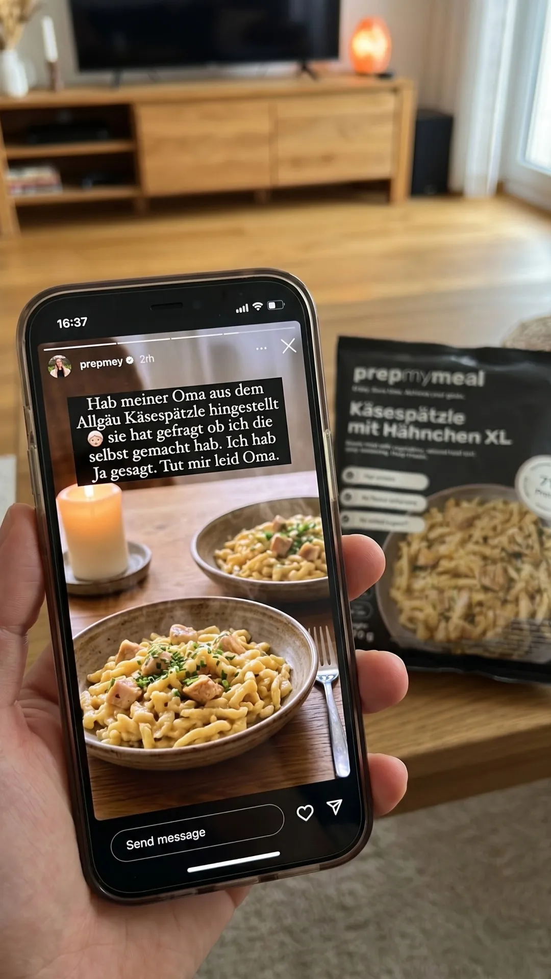 PrepMyMeal – Meta Ad Creative: Immer lecker bereit